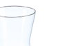 GIFTDECOR Vase en verre transparent à large ouverture 26cm