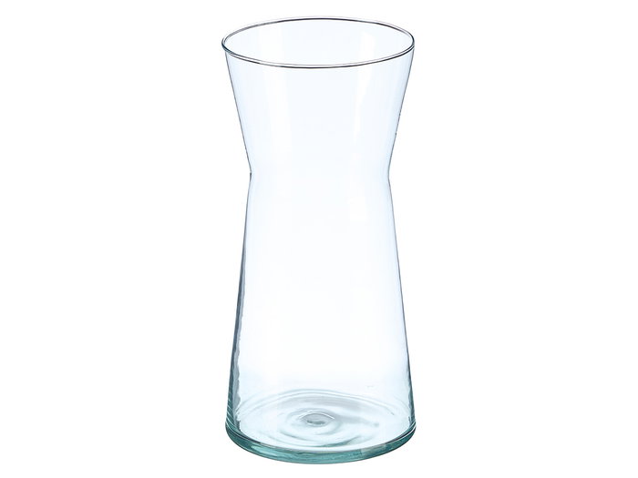 GIFTDECOR Vase en verre transparent à large ouverture 26cm GIFTDECOR Vase en verre transparent à large ouverture 26cm
