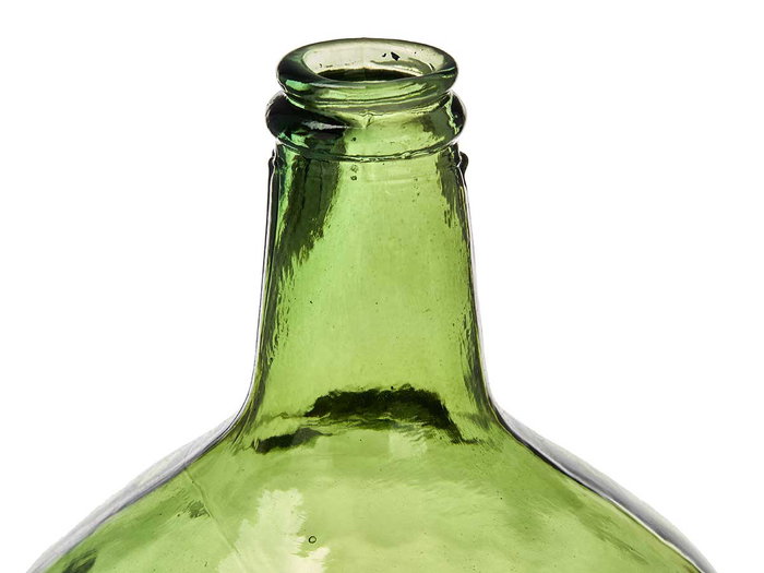 Giftdecor Bouteille Décorative en Verre Vert 4L 17x29x17 cm (Set de 4)