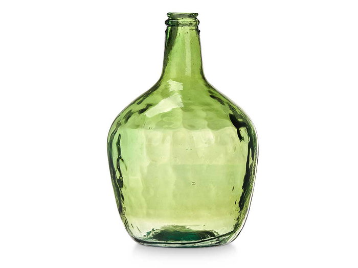 Giftdecor Bouteille Décorative en Verre Vert 4L 17x29x17 cm (Set de 4)