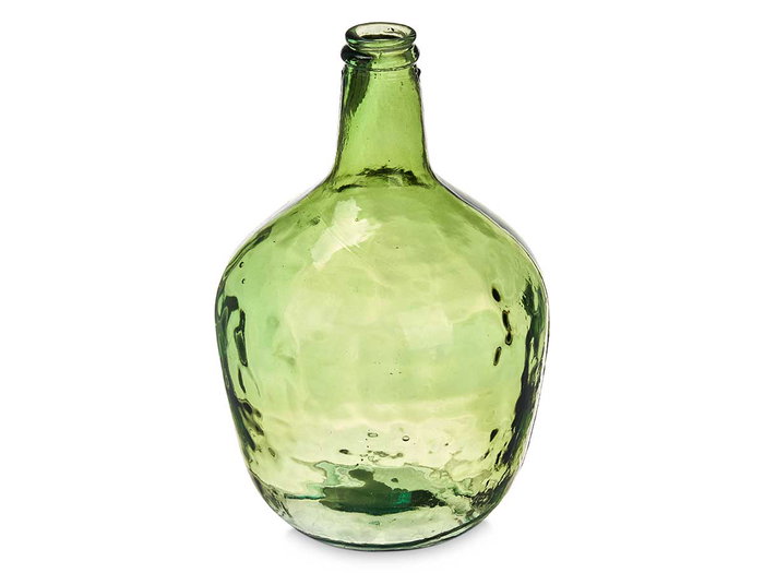 Giftdecor Bouteille Décorative en Verre Vert 4L 17x29x17 cm (Set de 4)