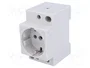 EATON ELECTRIC Prise de courant Schuko type F pour rail DIN