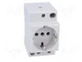 EATON ELECTRIC Prise de courant Schuko type F pour rail DIN