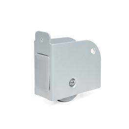 Q&Q Roue Rexton ROULEAU 30mm Gris Double Paroi Gauche Sans Frein