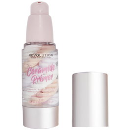 Makeup Revolution Primer Céramide - Base crème lissante pour visage réduisant les fines lignes, 30 ml
