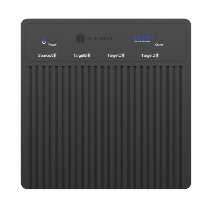 Icy IB-4013MCL-C4 Station de clonage USB4 pour 4 SSD M.2 NVMe