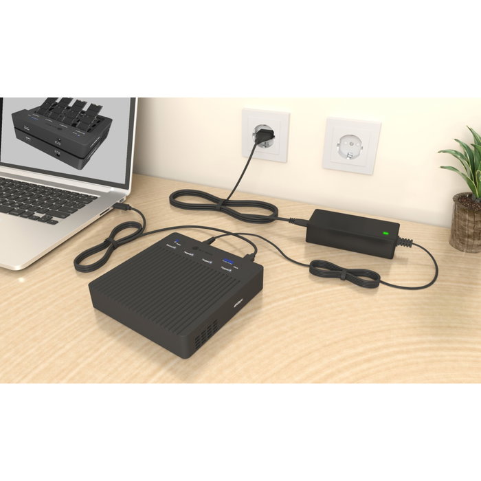 Icy IB-4013MCL-C4 Station de clonage USB4 pour 4 SSD M.2 NVMe