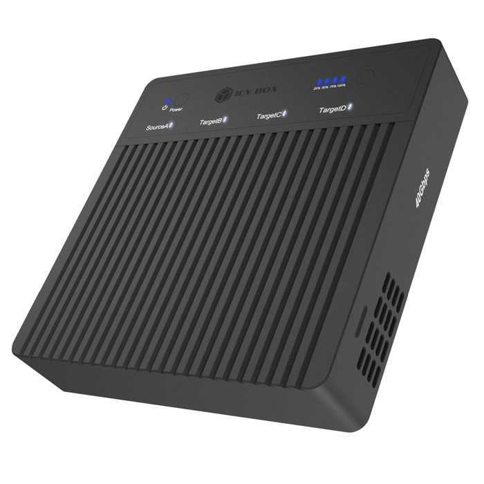 Icy IB-4013MCL-C4 Station de clonage USB4 pour 4 SSD M.2 NVMe