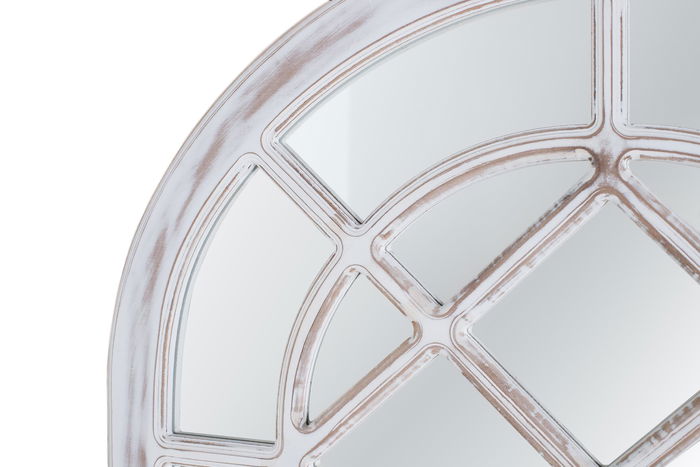 GINER Y COLOMER Miroir avec Cadre en MDF et Verre 150 x 90 cm - Cadre en Bois MDF de 3 cm d'Épaisseur, Finition Naturelle, Résistant