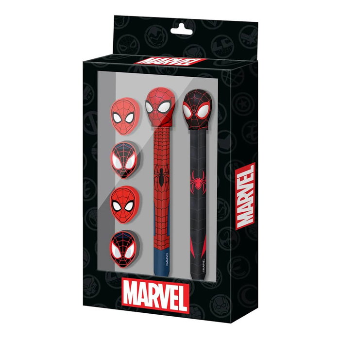 Karactermania Marvel Spider-Man Set d'écriture Rouge