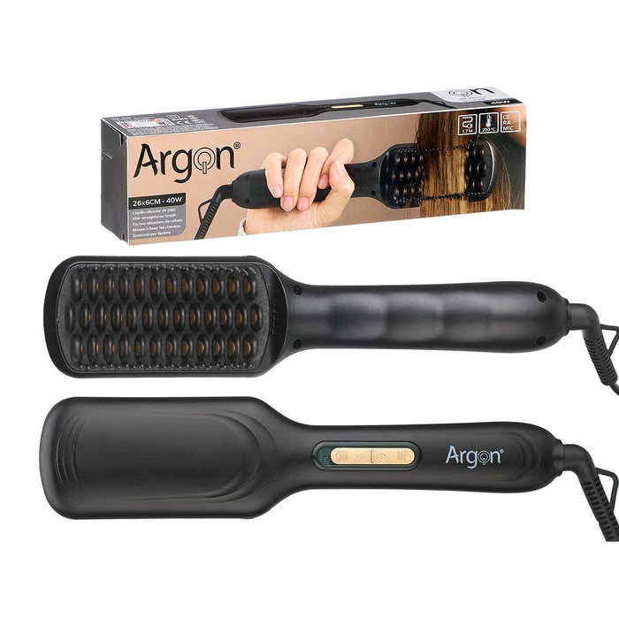 ARGON Cepillo Alisador 40W Negro-Oro