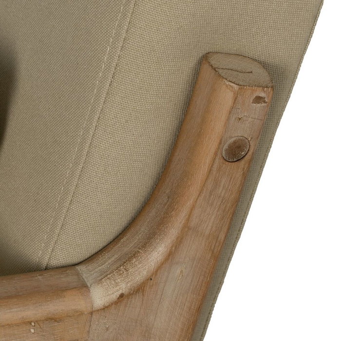 Fauteuil à Bascule Bois d'hévéa 66 x 88 x 80 cm