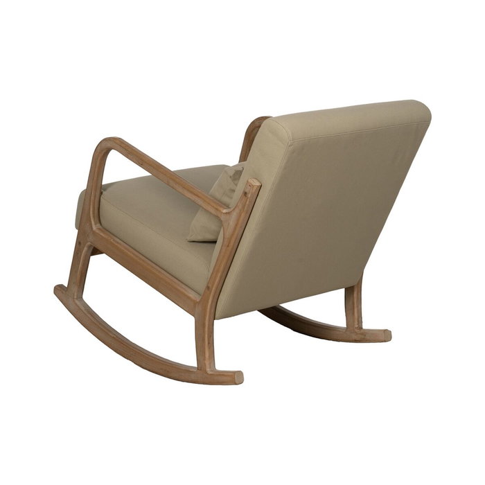 Fauteuil à Bascule Bois d'hévéa 66 x 88 x 80 cm