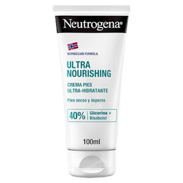 Neutrogena Crème pour les Pieds Ultra Hydratante 100 ml en Tube, Bleu