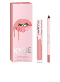 Kylie Cosmetics Set By Kylie Rouge à Lèvres Liquide 300 Kokok et Crayon à Lèvres