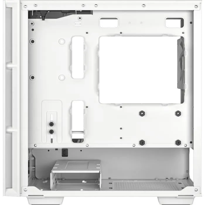 Deepcool CH360 Digital Boîtier PC Blanc Format M-ATX Mini Tour Sans Alimentation - Éclairage RGB, Ventilateurs 140 mm, Compatible Micro-ATX/Mini-ITX