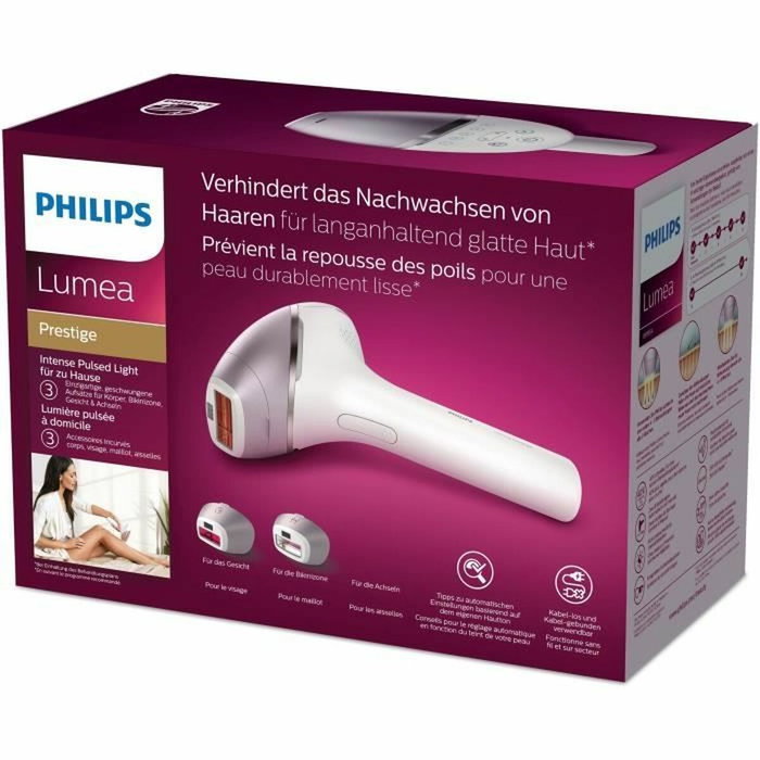 Philips BRI940/00 Lumea Série 8000 - Épilateur à lumière pulsée blanc/gris Philips BRI940/00 Lumea Série 8000 - Épilateur à lumière pulsée blanc/gris
