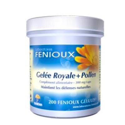 FENIOUX GELEE ROYALE jalea real+polen 200cap. FENIOUX GELEE ROYALE jalea real+polen 200cap.