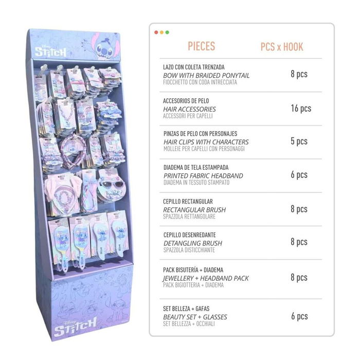 Pinces à cheveux Stitch Bleu