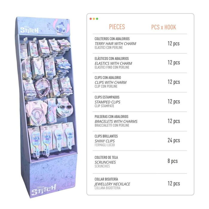 Pinces à cheveux Stitch Bleu