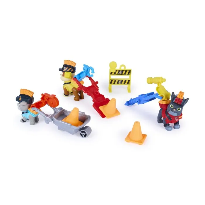 Paw Patrol Coffret Histoire Wrecking Crew Ruben & Compagnie - 3 Figurines + 10 Accessoires Paw Patrol Coffret Histoire Wrecking Crew Ruben & Compagnie - 3 Figurines + 10 Accessoires
