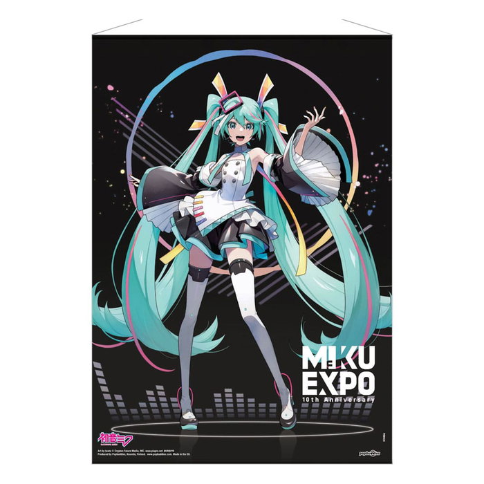 POPbuddies Hatsune Miku Wallscroll Miku Expo 10th Anniversary Limited Edition 50 x 70 cm POPbuddies Hatsune Miku Wallscroll Miku Expo 10th Anniversary Limited Edition 50 x 70 cm