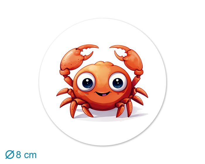 KioKids - Autocollants thermosensibles pour pot de bébé - Lot de 10 stickers ludiques avec motifs animaux - Vinyle - Enfants +24 mois