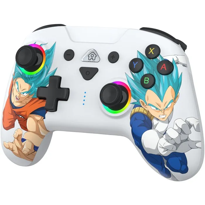 Subsonic Manette sans fil Dragon Ball Super Goku vs Vegeta - Nintendo Switch / Switch OLED / Switch 2 - Blanc