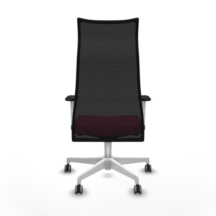Piqueras y Crespo Chaise de Bureau Albacete Rose et Noir