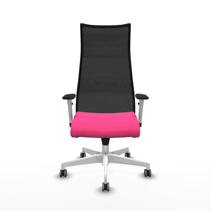 Piqueras y Crespo Chaise de Bureau Albacete Rose et Noir