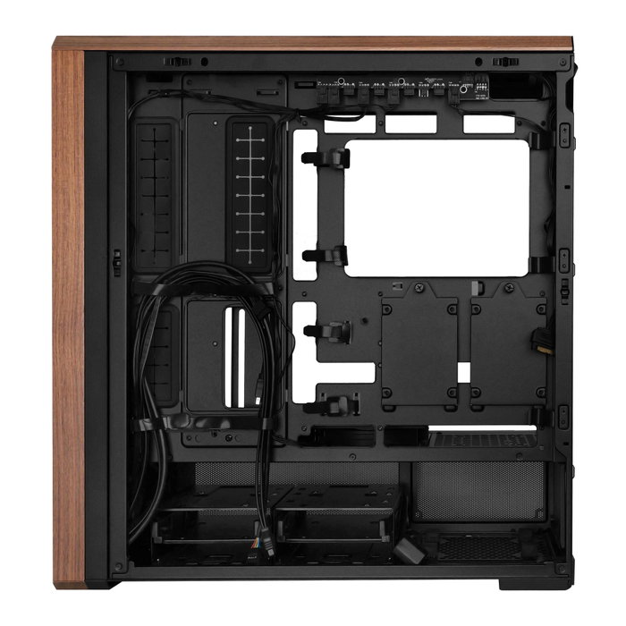 Lian Li Lancool 217 Wood Noir avec détails en bois