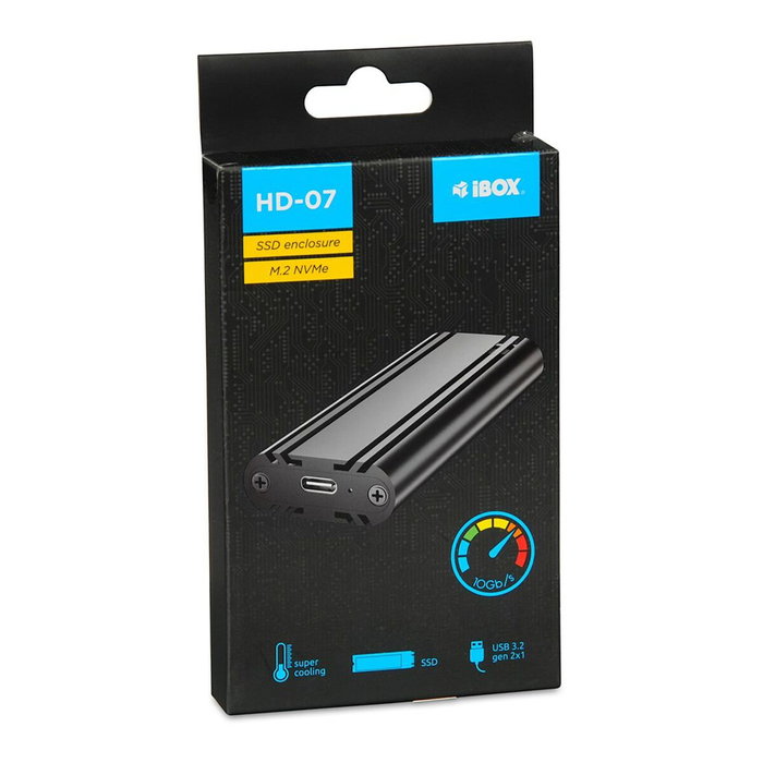 Ibox Boîtier Externe IEUHDD7 Noir 2,5