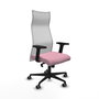 Piqueras y Crespo Chaise de Bureau Albacete Rose et Blanc