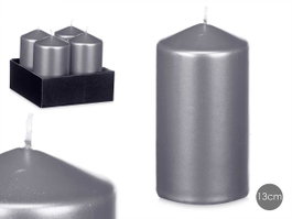 Acorde Vela Taco Plata 13 cm (Set de 24)
