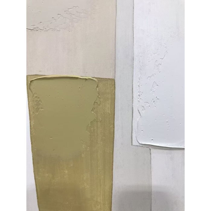 Home ESPRIT Toile Urbaine Jaune Beige avec relief (2 Unités)