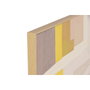 Home ESPRIT Toile Urbaine Jaune Beige avec relief (2 Unités)