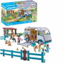 Playmobil 71493 Van pour cheval et poneys avec enclos, Horses of Waterfalls