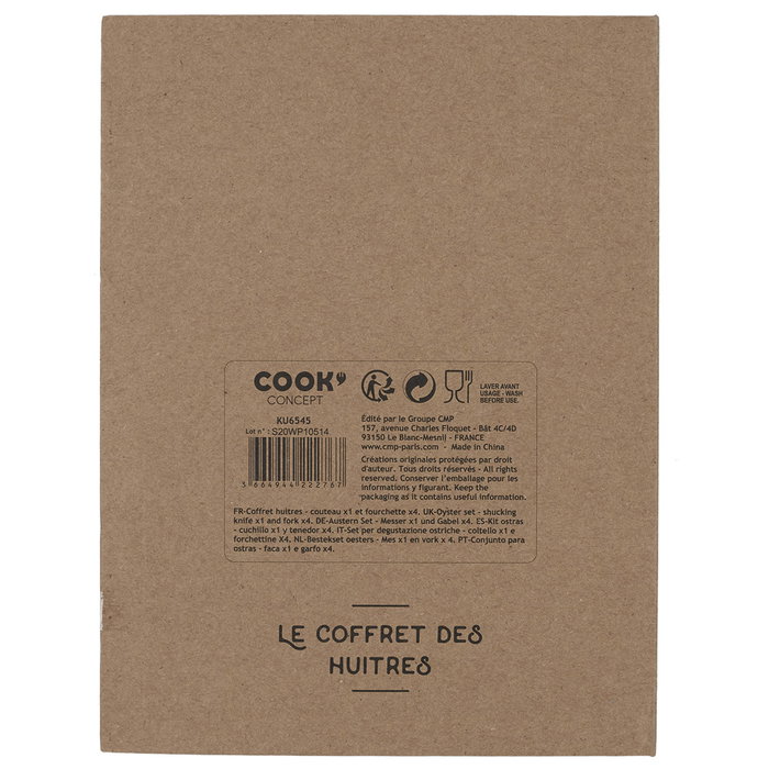 Cook Concept Kit de 5 pièces pour huîtres Cook Concept Kit de 5 pièces pour huîtres