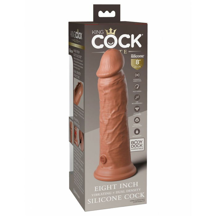 Gode réaliste Pipedream - King Cock Silicone (20 cm)