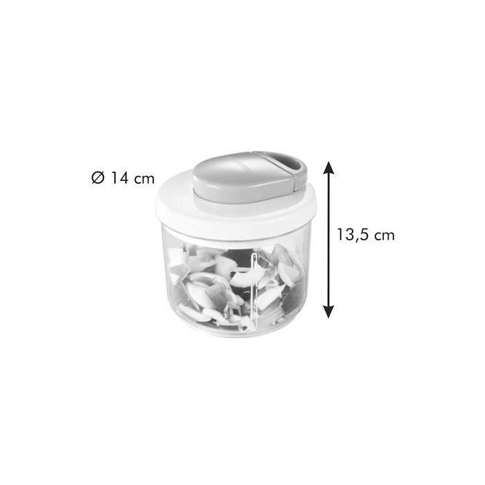 Tescoma Picadora giratoire Handy avec lames en acier inoxydable Ø14 x 13,5 cm