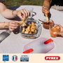Pyrex Cook & Heat Lot de 5 Boîtes de conservation Rectangulaire Rouge