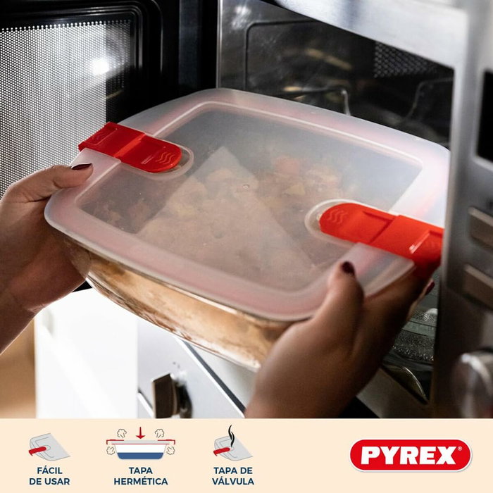 Pyrex Cook & Heat Lot de 5 Boîtes de conservation Rectangulaire Rouge Pyrex Cook & Heat Lot de 5 Boîtes de conservation Rectangulaire Rouge