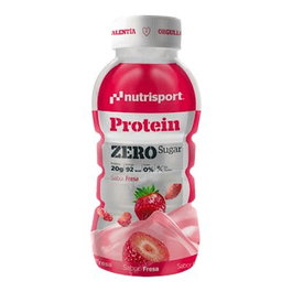 NUTRISPORT Batido Protein Zero Fraise 330 ml (Pack de 12)