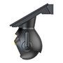 Edm Caméra de surveillance simulée solaire IP44 5W 6500K avec détecteur de mouvement et batterie 3,7V Noir