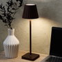 Home Deco Factory Lampe Tactile USB Effet Wengué