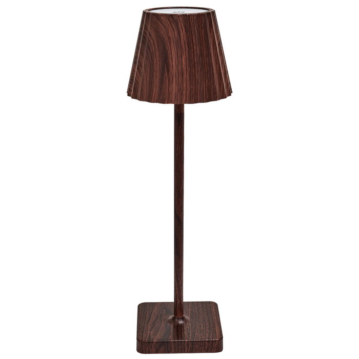 Home Deco Factory Lampe Tactile USB Effet Wengué Home Deco Factory Lampe Tactile USB Effet Wengué