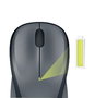Logitech Souris Sans Fil avec Nano-Receiver USB, Connexion 2.4 GHz, Autonomie 1 An, Gris Foncé, Pour PC Portable