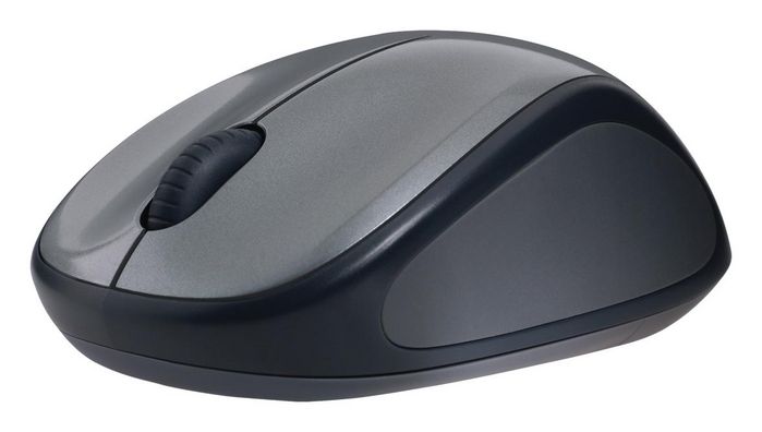 Logitech Souris Sans Fil avec Nano-Receiver USB, Connexion 2.4 GHz, Autonomie 1 An, Gris Foncé, Pour PC Portable