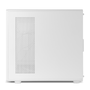 Nox Hummer Hyperflow Aero ARGB Boîtier PC Gaming Semi-Tour Blanche, Flux d'Air Élevé, Ventilateurs ARGB 140 mm, Vitre Trempée