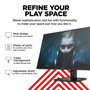 HP Omen - Écran PC Gaming 23.8 pouces / 60.5 cm - Résolution Full HD (1920 x 1080) - Dalle IPS - 165 Hz - 1 ms - AMD FreeSync Premium - Pied réglable
